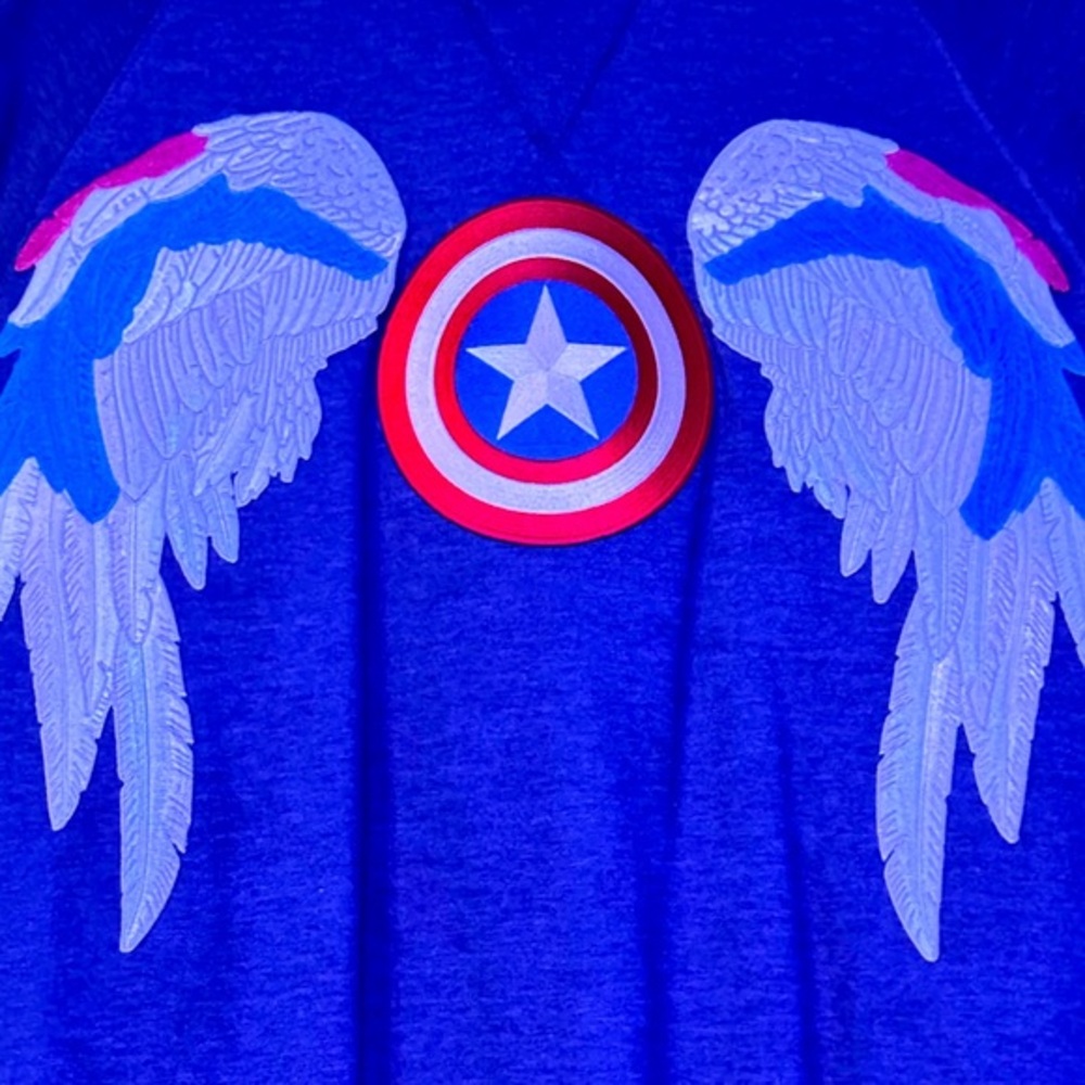 Captain America (Sam Wilson) Terry Crew Sweater